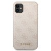 Guess GUHCN61G4GFPI iPhone 11 / Xr 6,1różowy/pink hard case 4G Metal Gold Logo